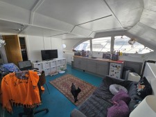 Converted Catamaran Workboat Style Liveaboard
